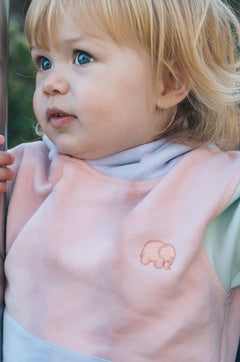 Kids' Color Block Hoodie Pale Pink