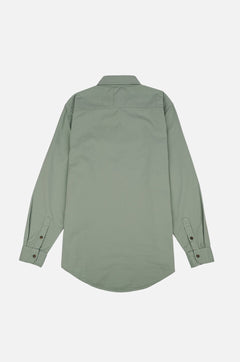 Postiguet Pigment Dyed Twill Shirt Eucaliptus