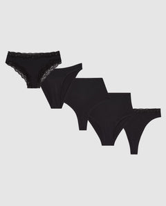 Micro Underpants Black 5-Pack