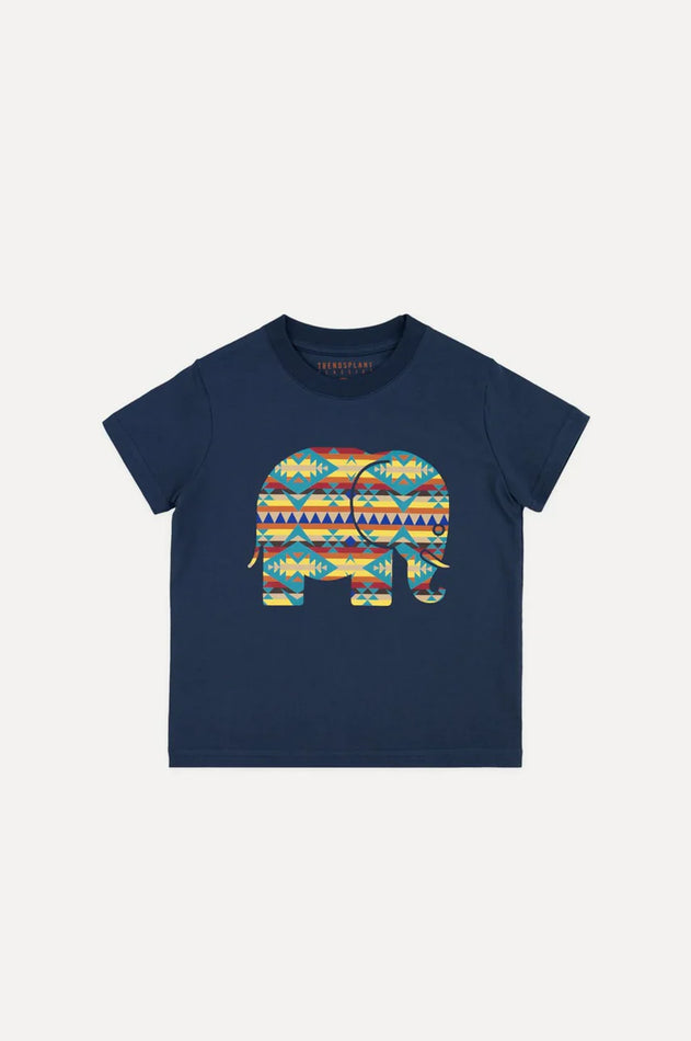 Kid's Organic Navajo Classic T-Shirt Trendsplant Blue