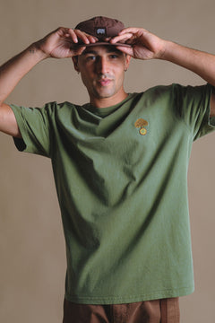 Fafe Pigment T-Shirt Forest Green