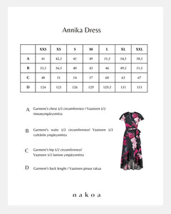 Annika Dress Black Orchid