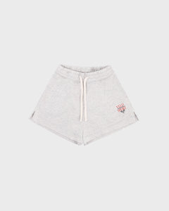 Amstel Sporting Club Cropped Sweat Shorts White