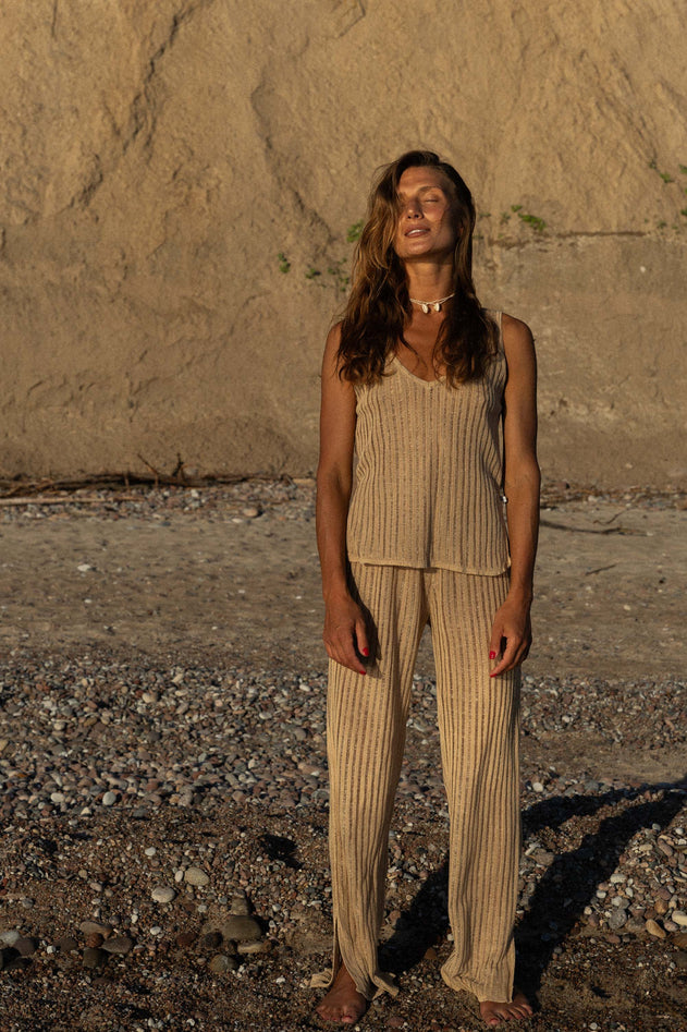 Sole & Caldo Linen Co-ord Sand