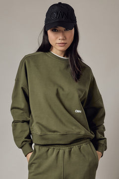 Women's Loose Fit Crewneck Sweatshirt