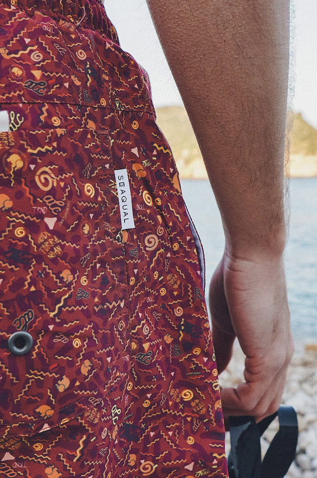 Men's Dogtown Swim Shorts Red
