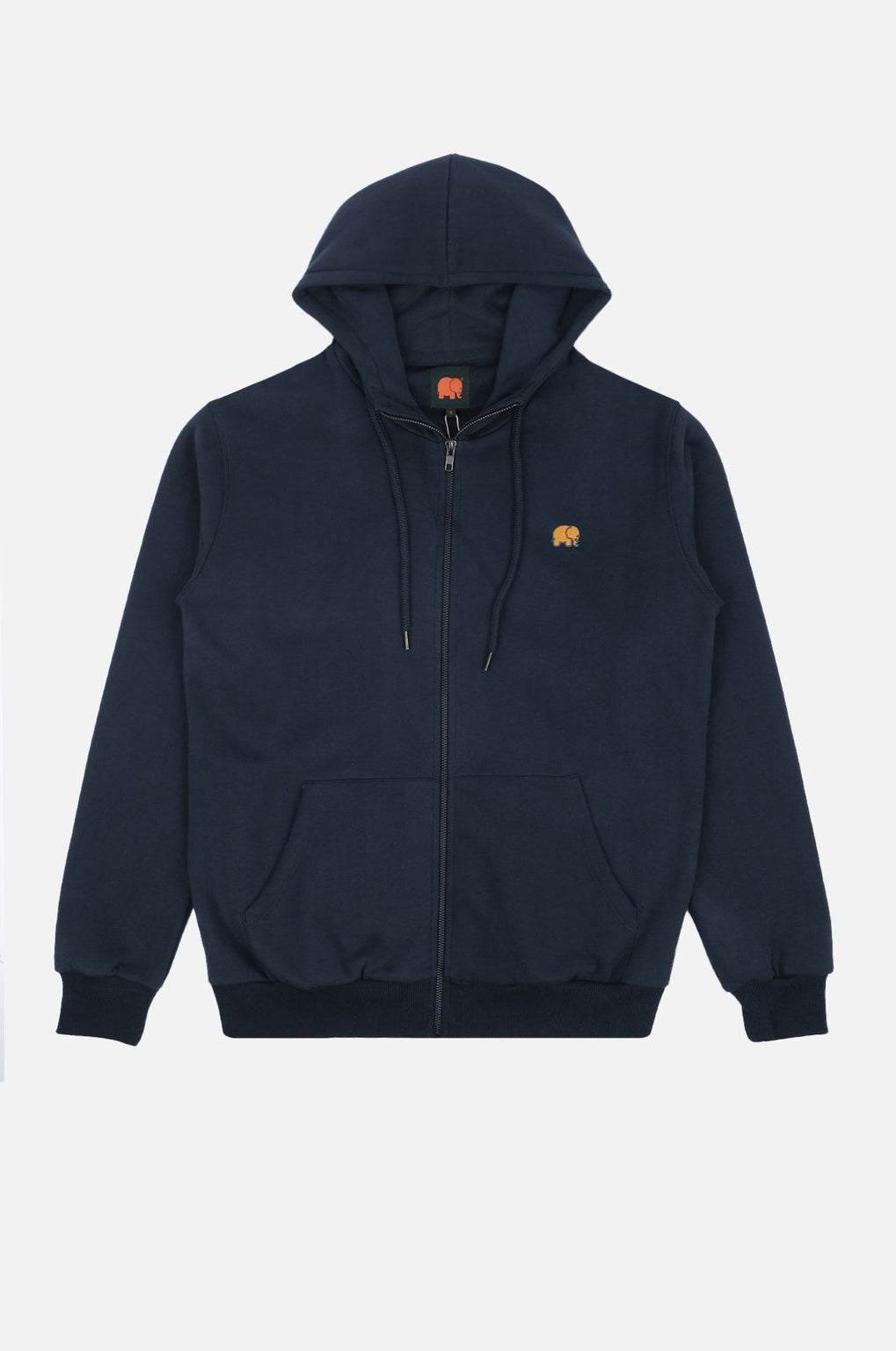 Organic Essential Zip Hoodie Trendsplant Blue