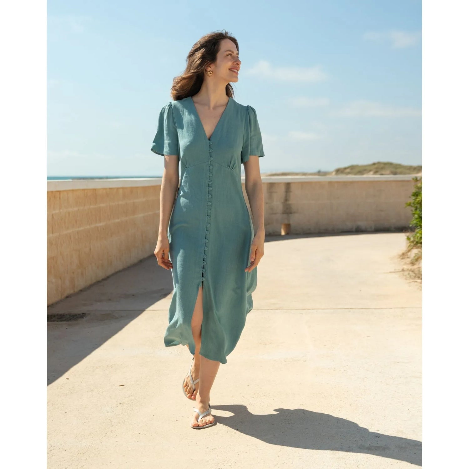 Macarella Dress Aquamarine