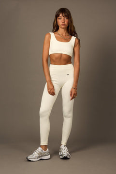 Sunshine Sports Bra Pearl White