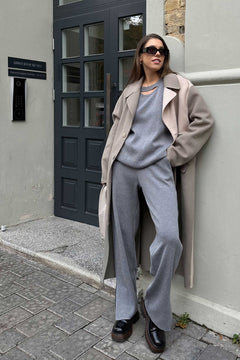 Ora Merino Pants Light Grey