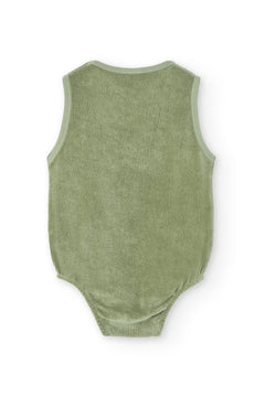 Baby's Haoa Terry Romper Brown