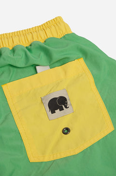 Color Block Q-Nova® Swim Trunks Spring Green