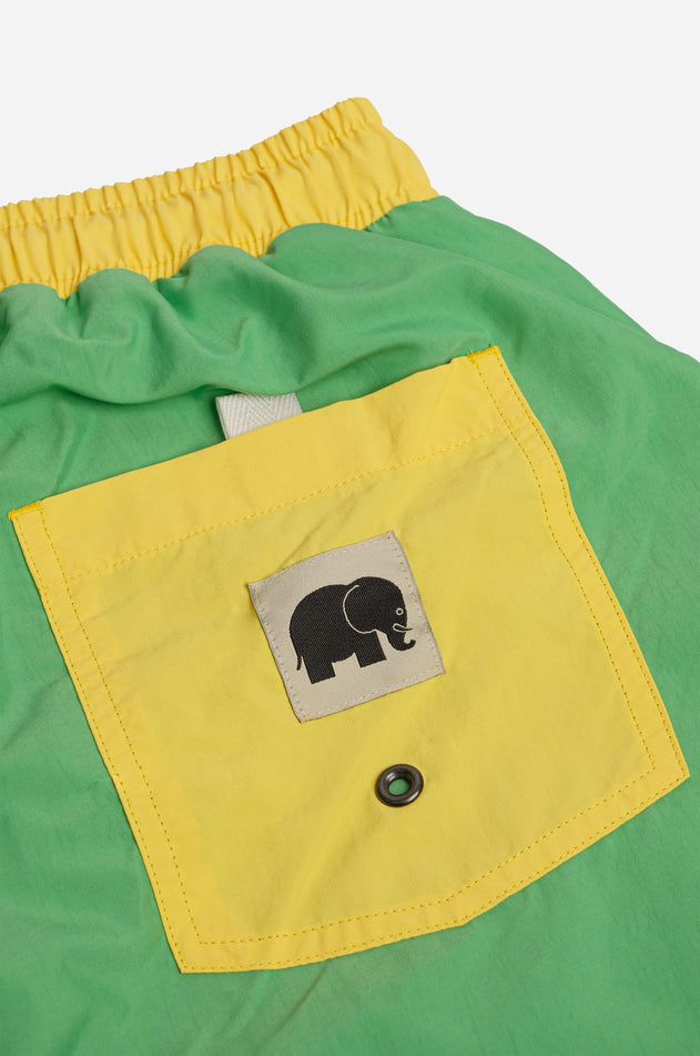 Color Block Q-Nova® Swim Trunks Spring Green