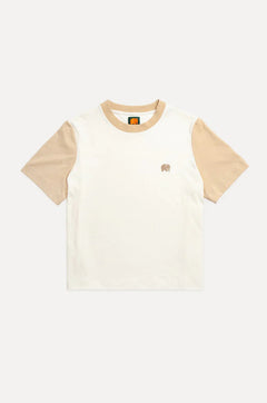 Women's Color Block T-Shirt Natural