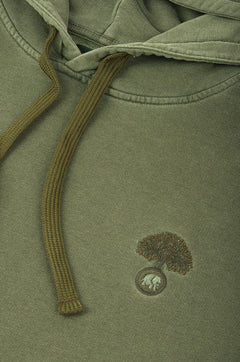 Aroes Pigment Heavyweight Hoodie Oak Green