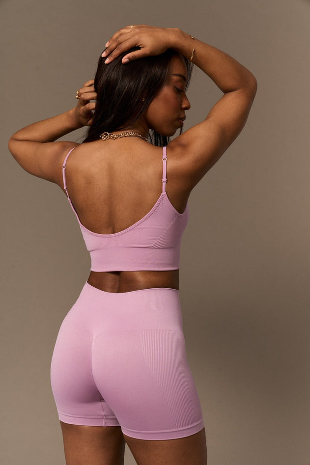 Short Bliss Push-Up Biker Shorts Pink