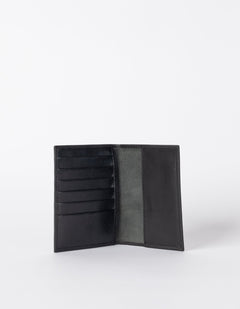 Passport Holder Classic Leather Black