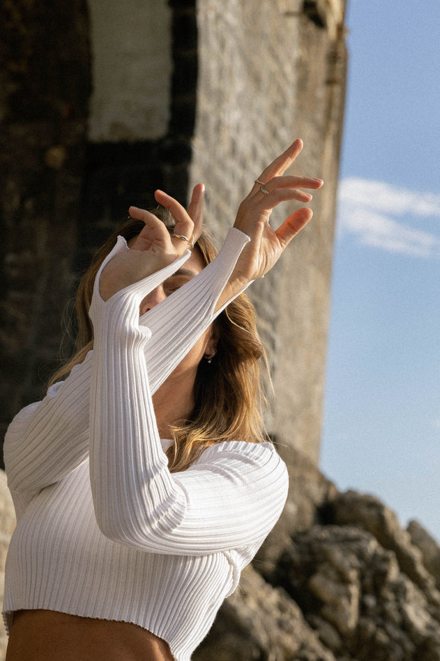 Brera Crop Top White