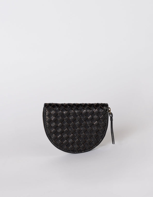 Laura Kolikkokukkaro Black Woven