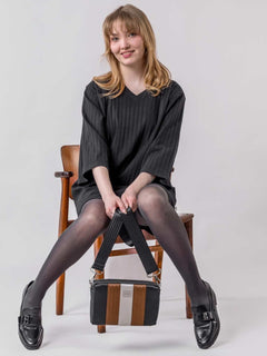 Suvanto Ribbed Tunic - Black