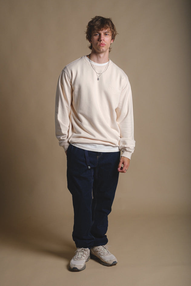 Essential Garment Heavyweight Sweater Pearled Ivory