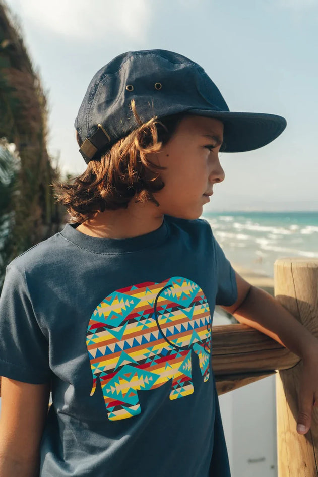 Kid's Organic Navajo Classic T-Shirt Trendsplant Blue
