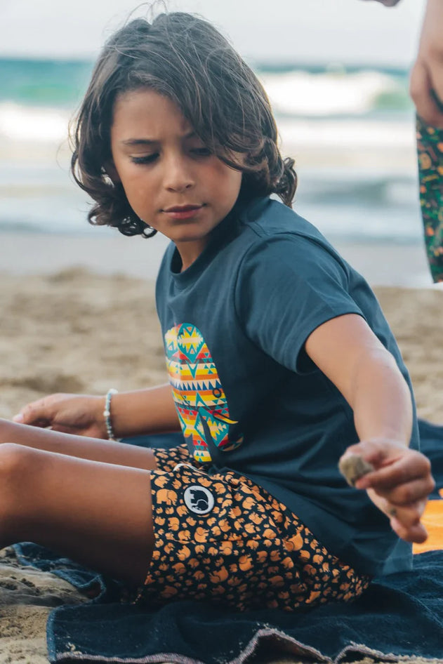 Kid's Organic Navajo Classic T-Shirt Trendsplant Blue