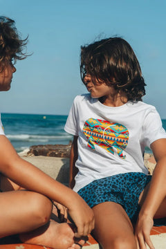 Kid's Organic Navajo Classic T-Shirt White