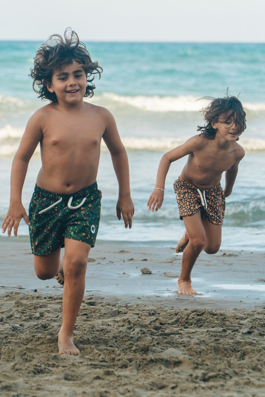 Dogtown SEAQUAL®YARN Kid's Swim Trunks Green
