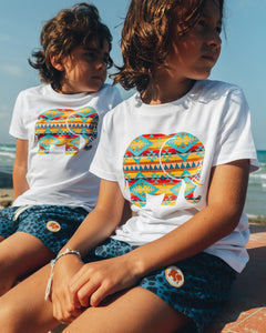 Manada Tonal Kids SEAQUAL®YARN Swim Trunks Navy