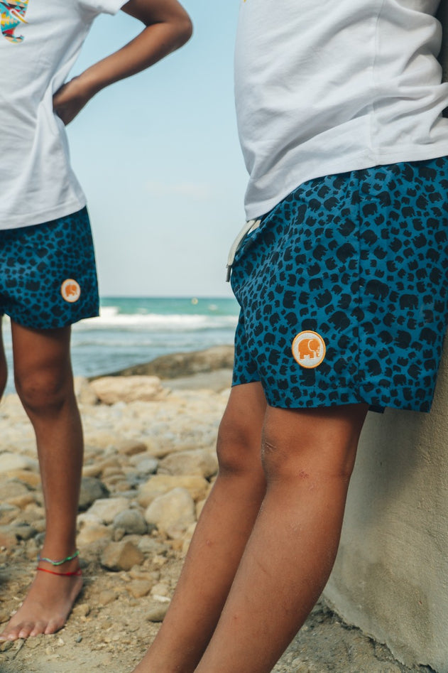 Manada Tonal Kids SEAQUAL®YARN Swim Trunks Navy