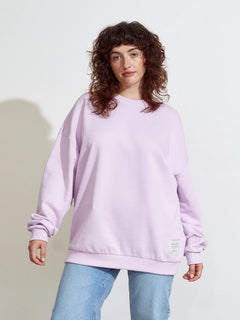 Superpower Oversize Sweatshirt Orchid