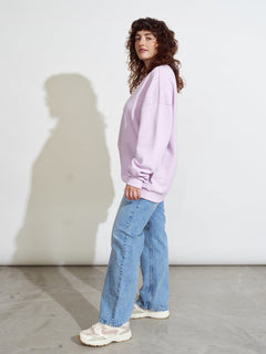Superpower Oversize Sweatshirt Orchid