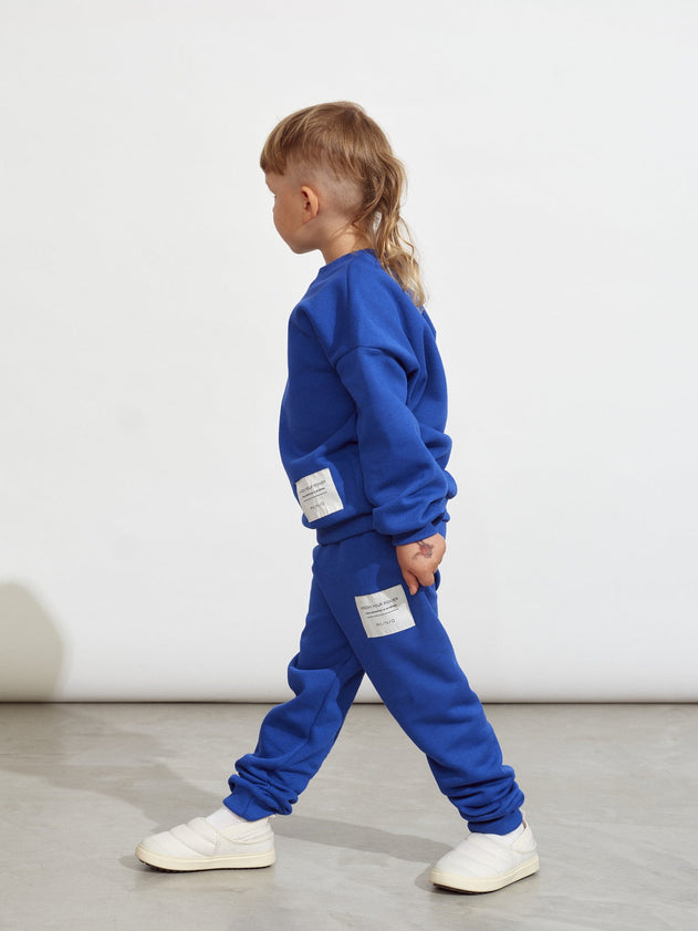 Kids' Superpower Sweatpants Sodalite Blue