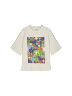 Honeycomb T-shirt White / Flowerfield