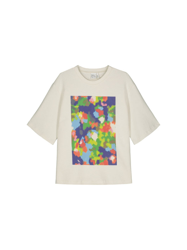 Honeycomb T-shirt White / Flowerfield