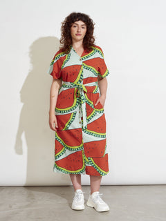 Casual Jersey Dress Watermelon
