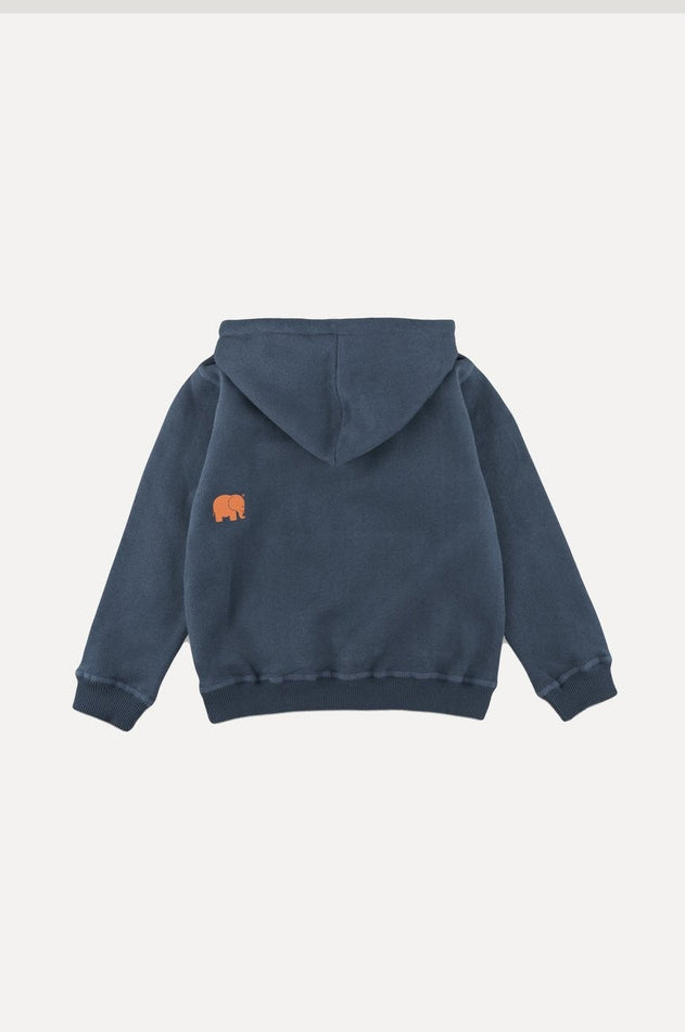 Kid's Navajo Organic Hoodie Trendsplant Blue