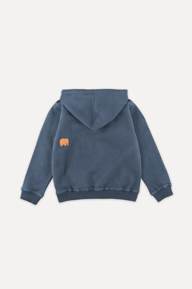 Kids' Organic Classic Hoodie Trendsplant Blue