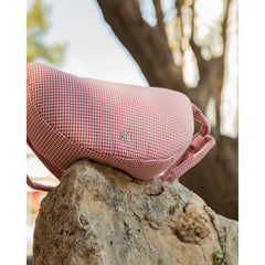 Traveler Bag Burgundy Gingham