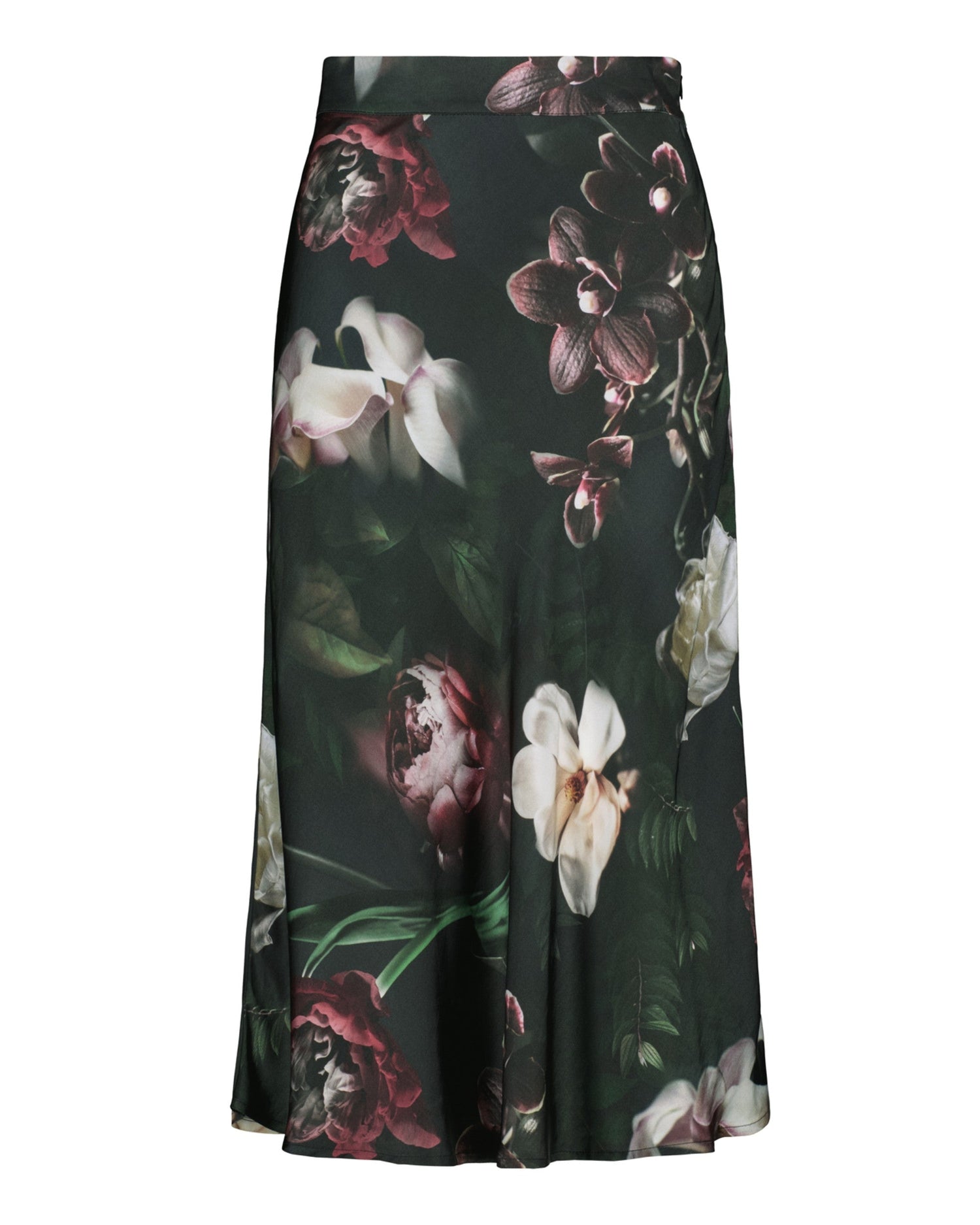 Classic Midi Skirt Noir Black