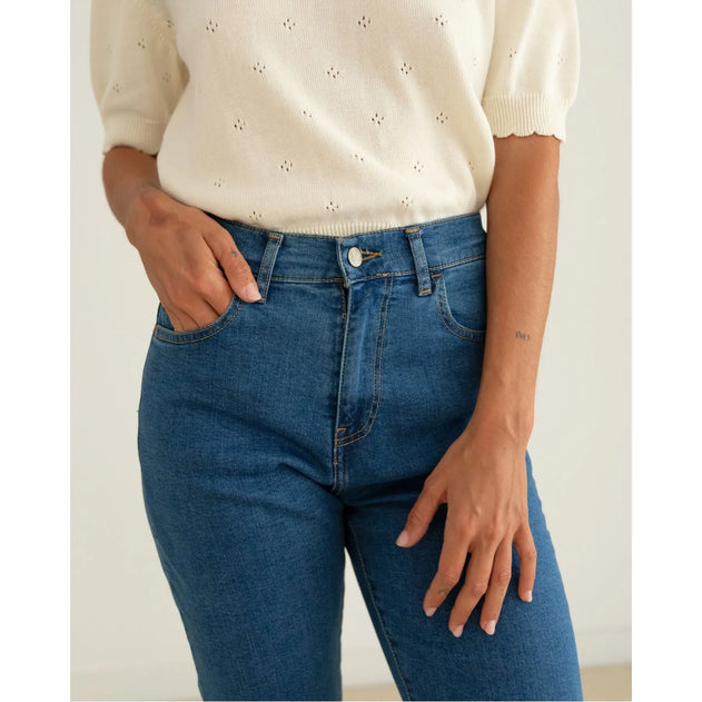 Straight Jeans Ocean Blue