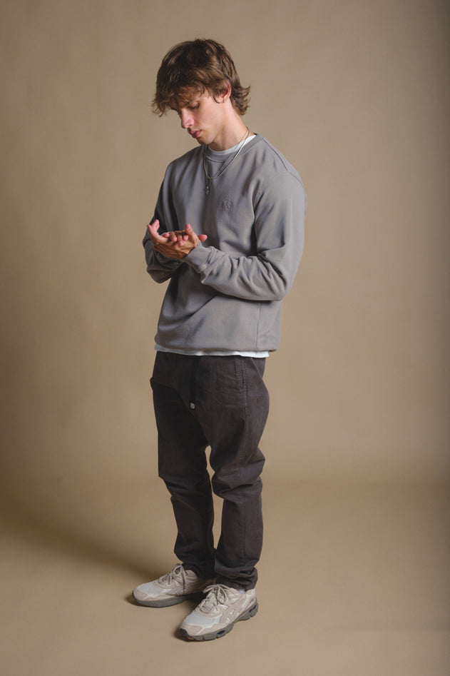 Essential Garment Heavyweight Sweater Organic Gray