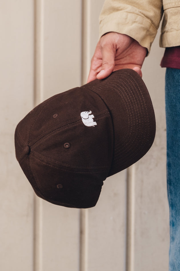 Logo Dad Cap Poplar Brown