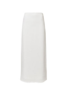 Margherita Cotton Skirt White
