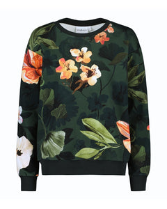 Casual Chic Print Shirt Olive Siesta