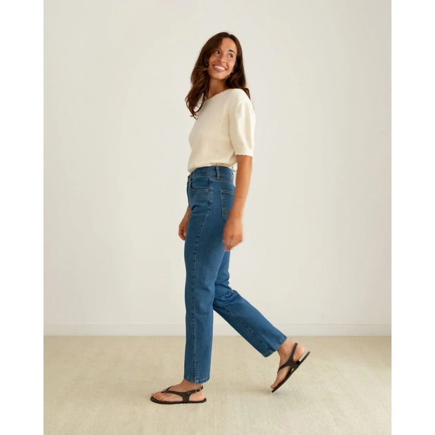 Straight Jeans Ocean Blue