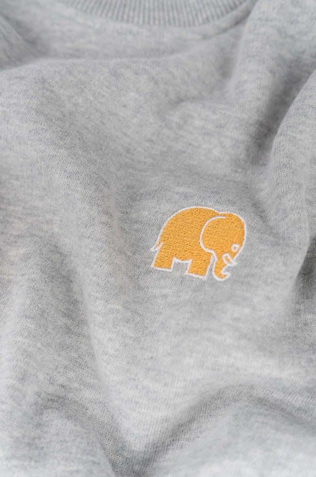 Women's Organic Essential Sweater Heather Grey