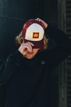 Classic Trucker Cap Burgundy