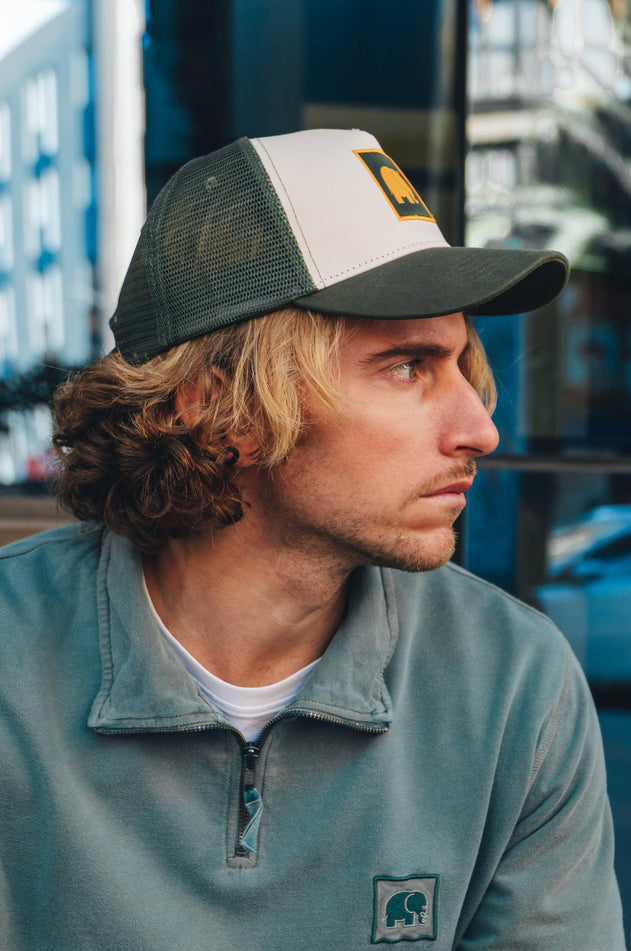 Classic Trucker Cap Kombu Green